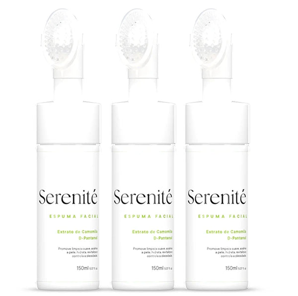 Kit com 3 Espumas Faciais