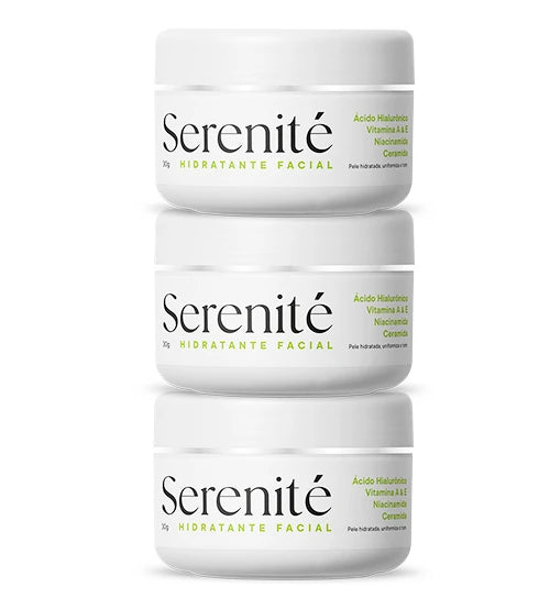 Kit com 3 Hidratantes Faciais