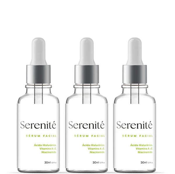 Kit com 3 Séruns Faciais