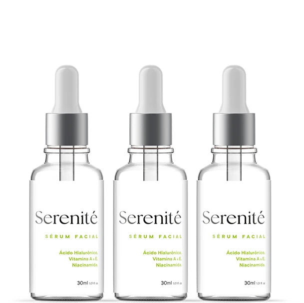 Kit com 3 Séruns Faciais